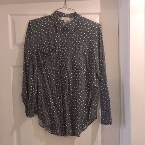 The Loft long sleeve button down shirt